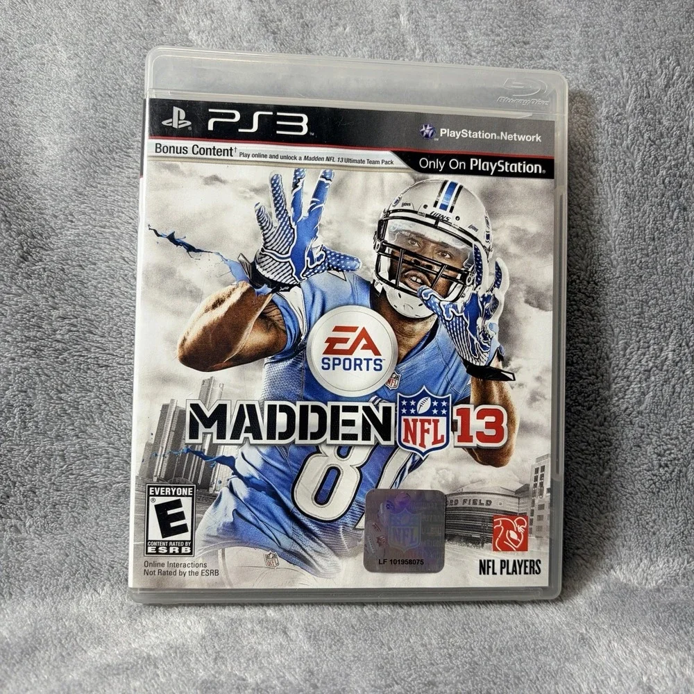 PS3 Sports games lot of 5 (MADDEN, NHL, NBA, PGA TOUR)-PREOWNED